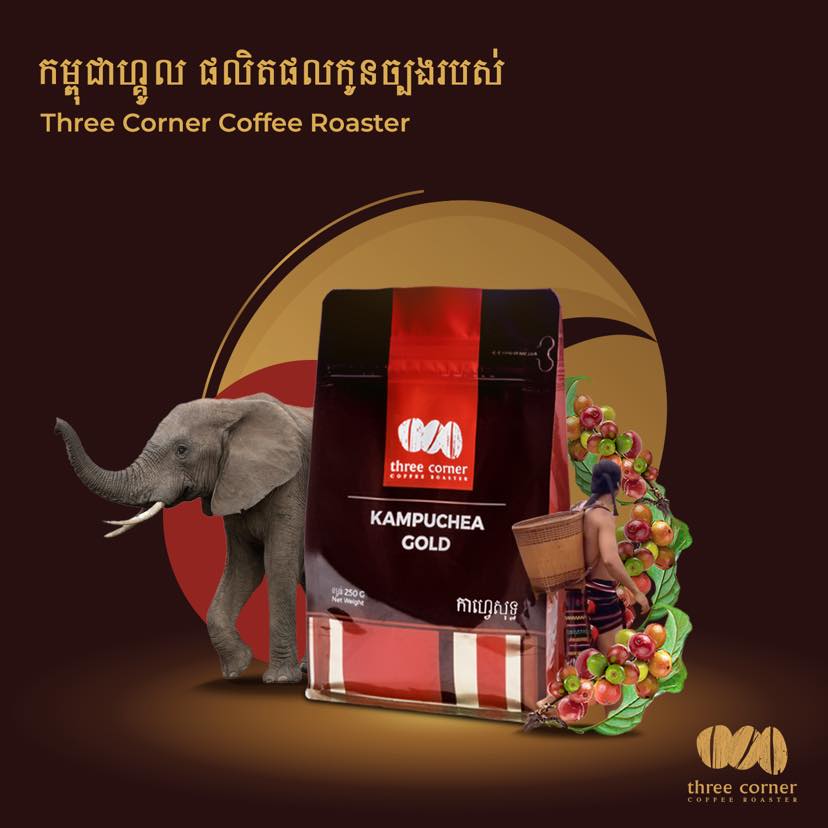 Three Corner Coffee Kampuchea Gold